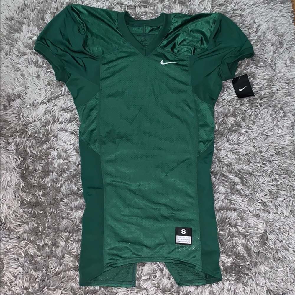 Nike men’s small football green jersey NWT